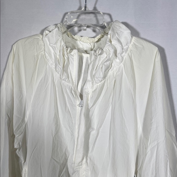 DAILY DRILLS WOMENS NYLON HALF ZIP JACKET XS/S WHITE - Picture 4 of 6